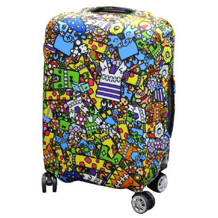 HEY5! Family Luggage Cover - Full Color S Size