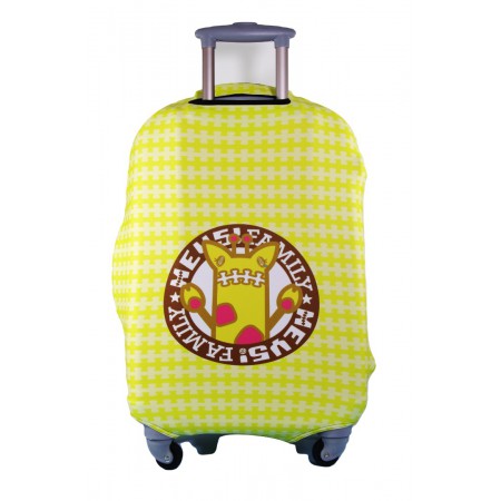 HEY5! Family Luggage Cover - Moona Yellow Size M