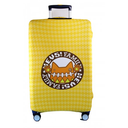 HEY5! Family Luggage Cover - Catto Orange Size L